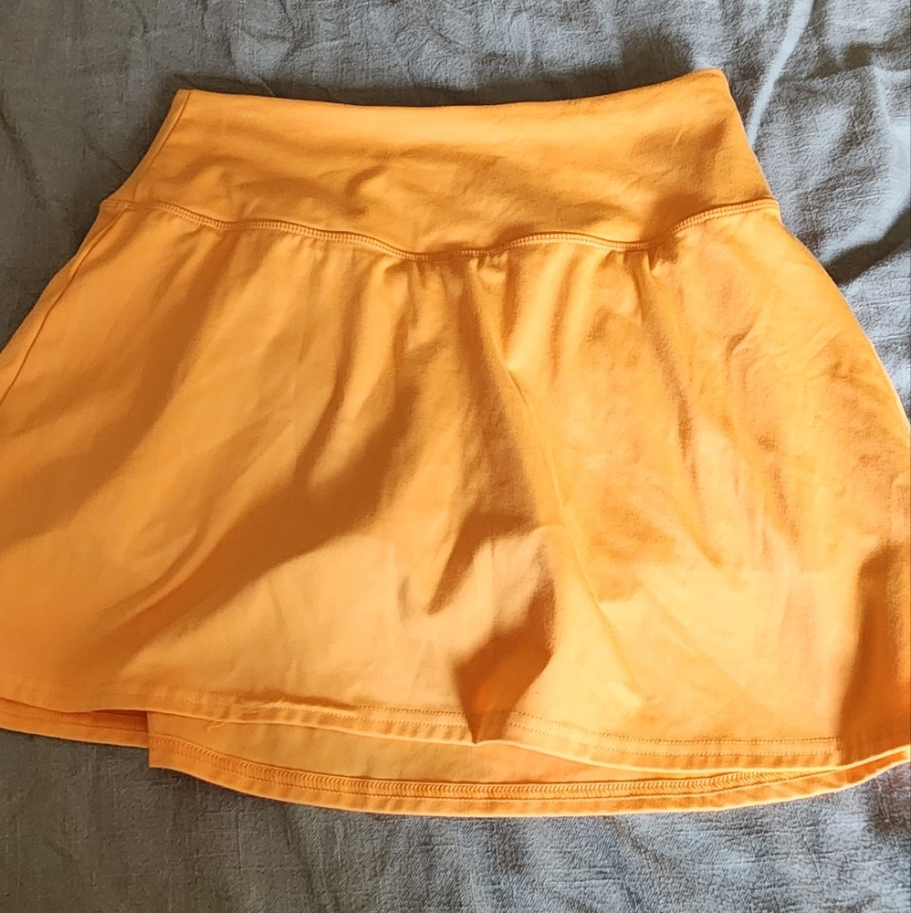 All in motion orange tennis skort